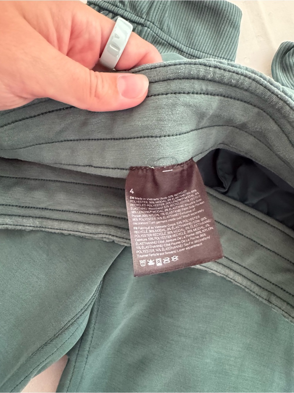 lululemon athletica Brushed Softstreme Jogger Green Jasper 4 - Picture 5 of 6